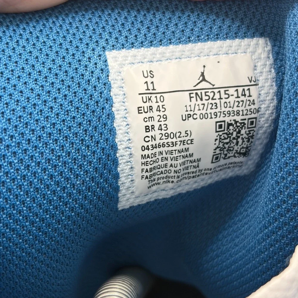 Size 11‎ Nike Air Jordan 1 Mid SE Industrial Blue White Mens Shoes FN5215-141